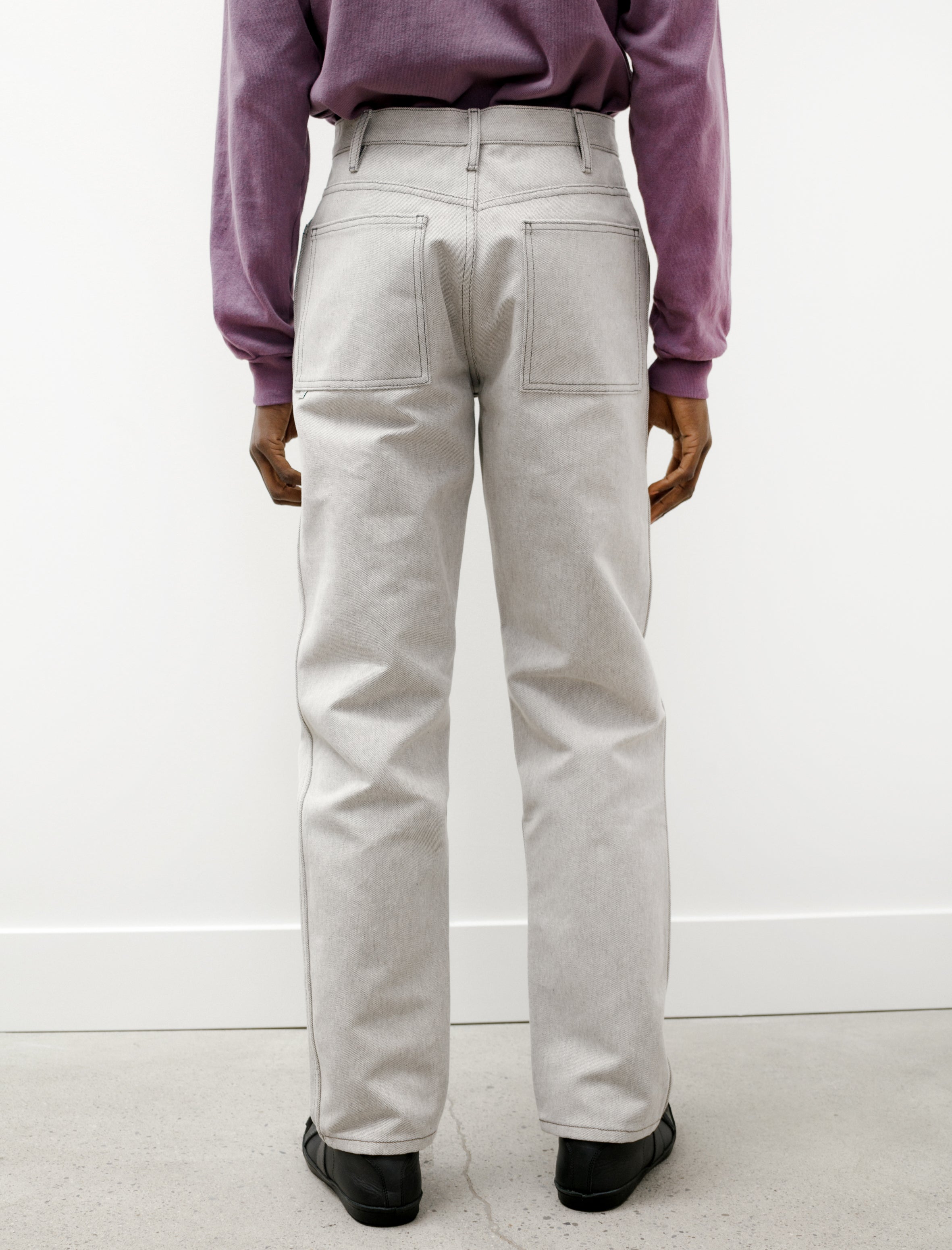 Paa Four Pocket Canvas Jeans Salt + Pepper