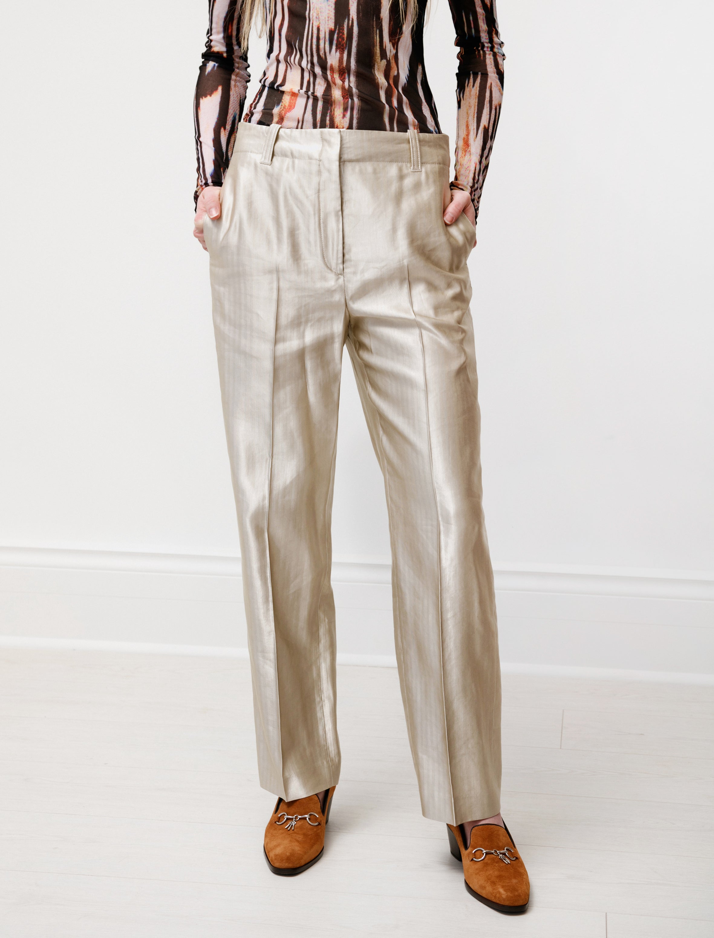 Our Legacy Service Trouser Beige Stripe