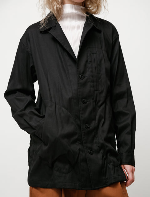 Y's by Yohji Yamamoto Soft Twist Everyday Jacket Black