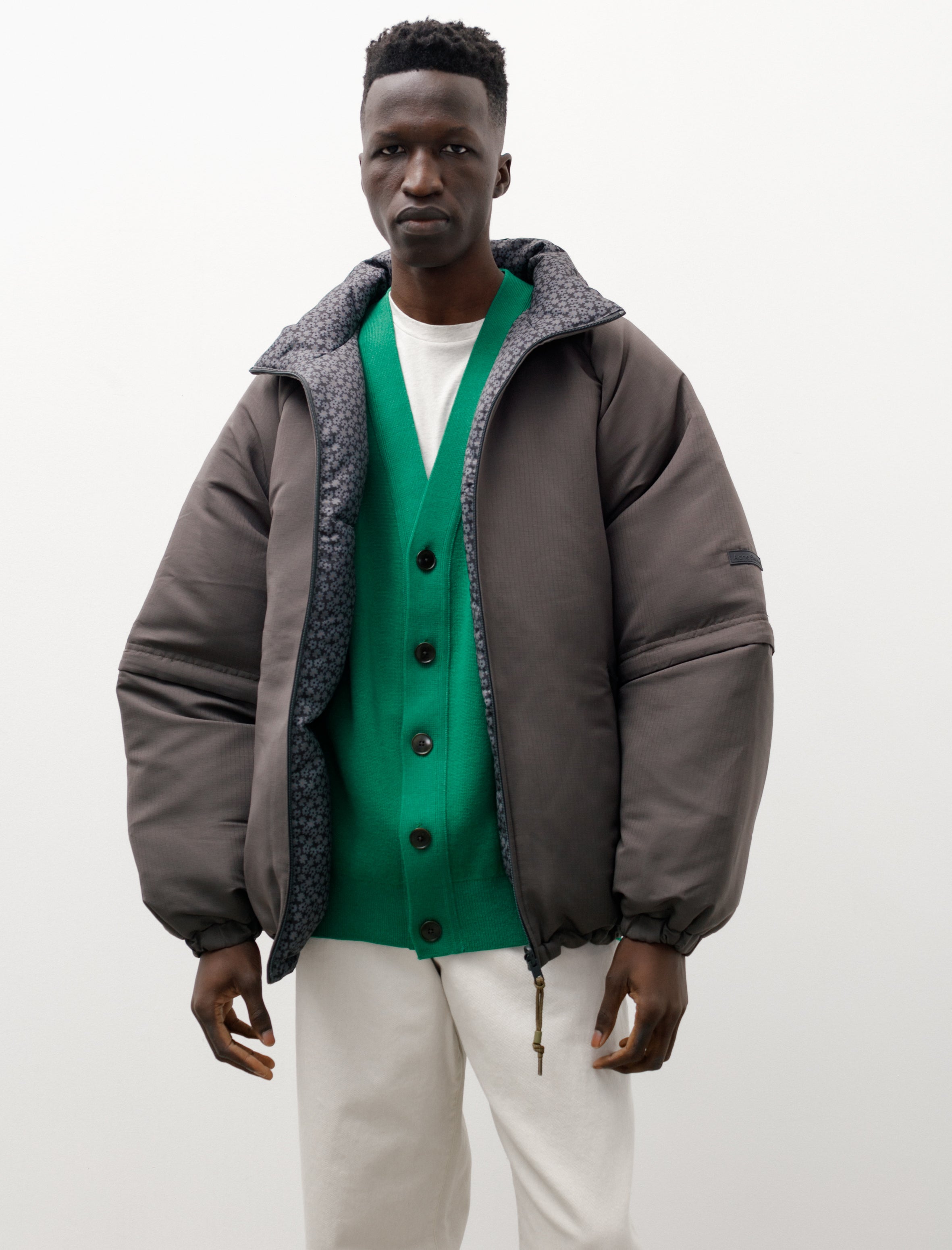 Acne Studios Reversible Down Jacket Chestnut Brown