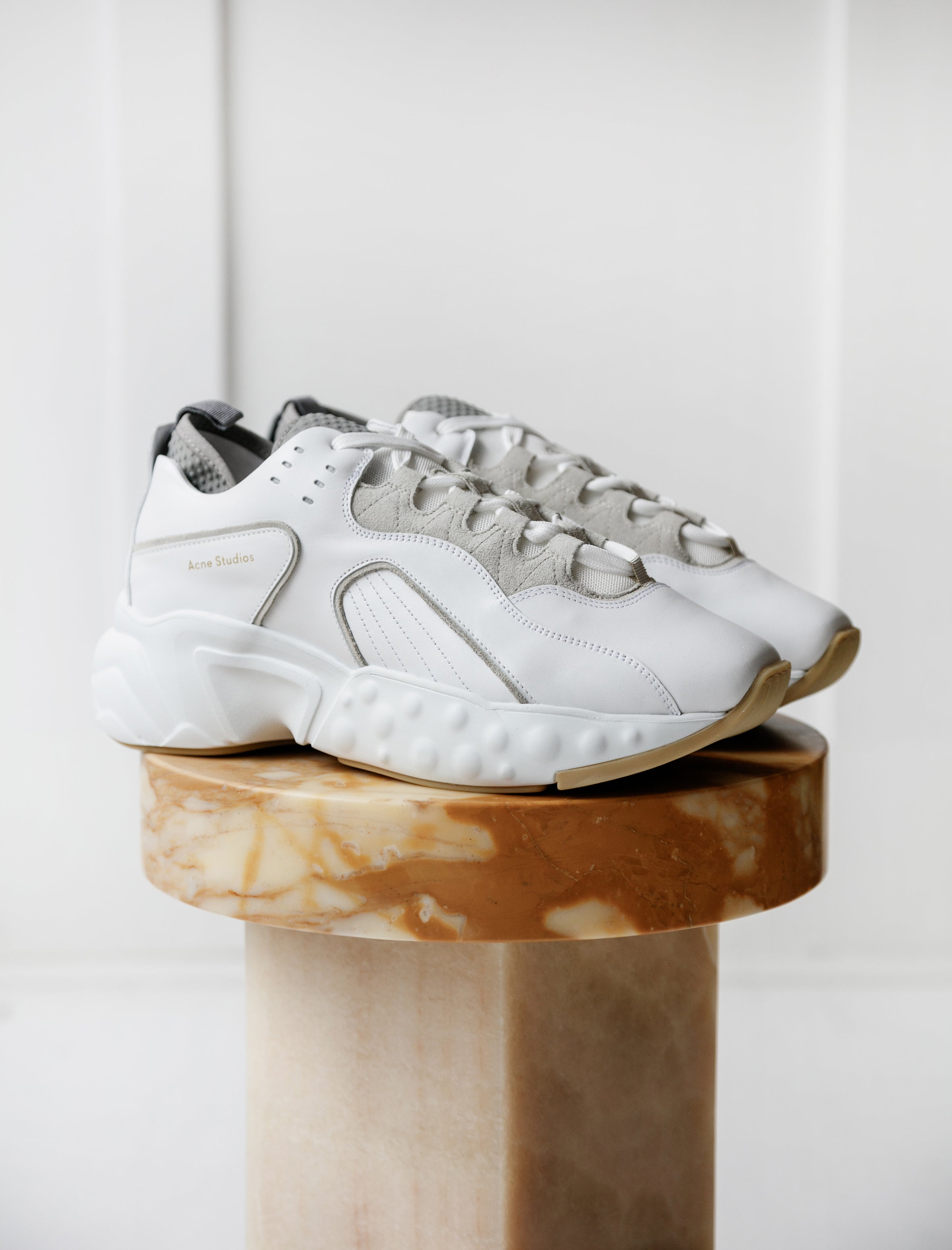 Acne Studios Rockaway Leather White