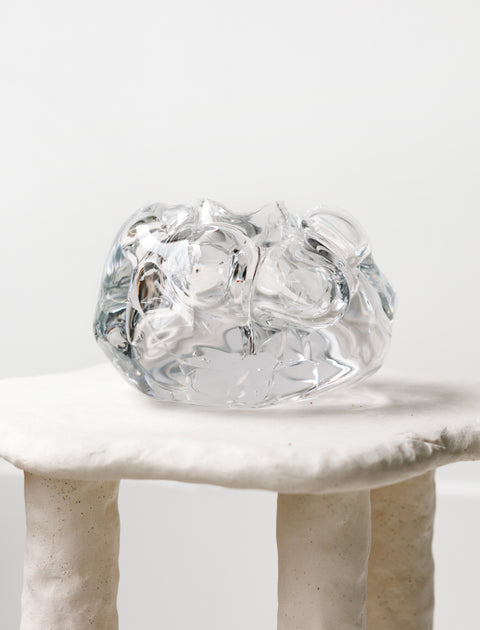 Lusia Glass Cluster Vessel Small Ice