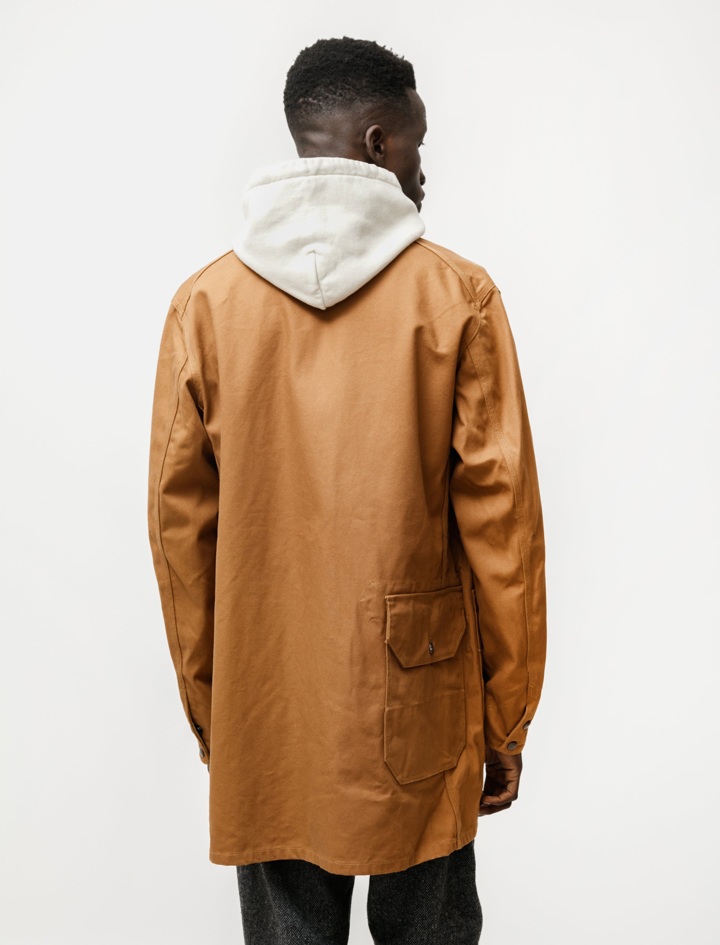 Engineered Garments Long Logger Jacket 12oz Duck Canvas Brown