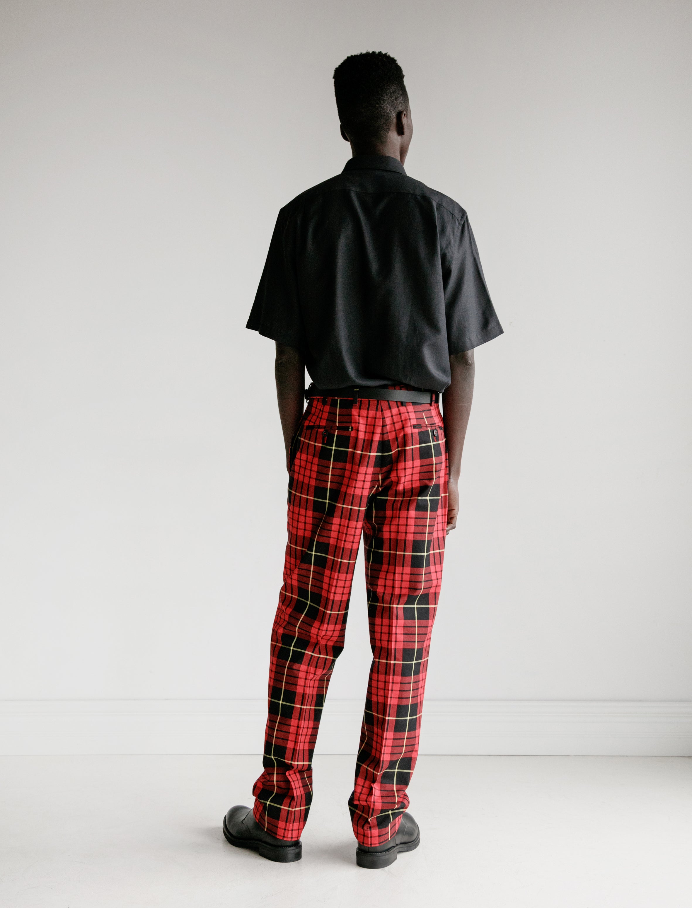 Cobra S.C. Classics Trouser Cotton Twill Red/Black Plaid