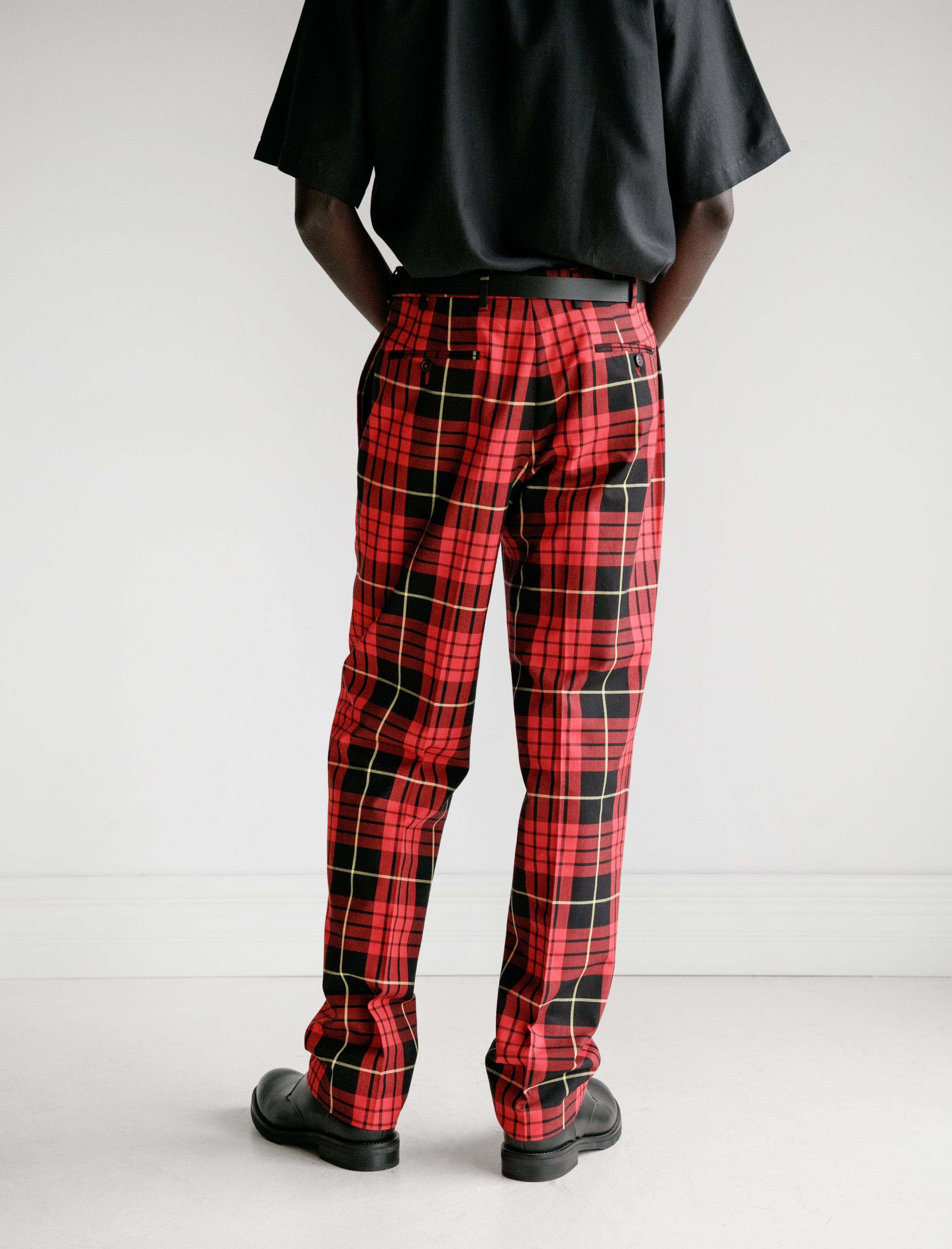 Cobra S.C. Classics Trouser Cotton Twill Red/Black Plaid