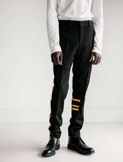Calvin Klein 205 W39 NYC Wool Gabardine Cigarette Contrast Binding Pants