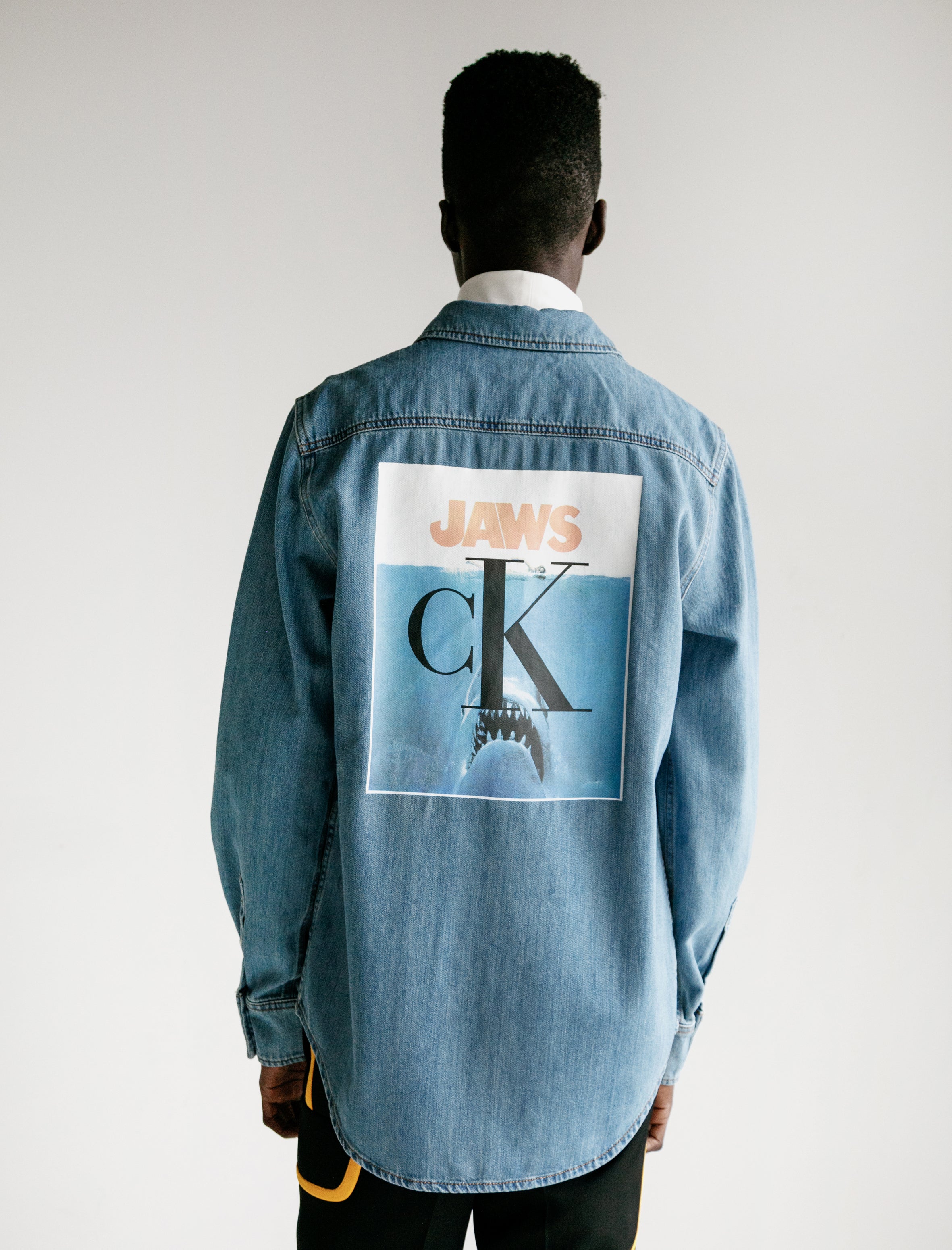 Calvin Klein 205 W39 NYC Denim Jaws Shirt