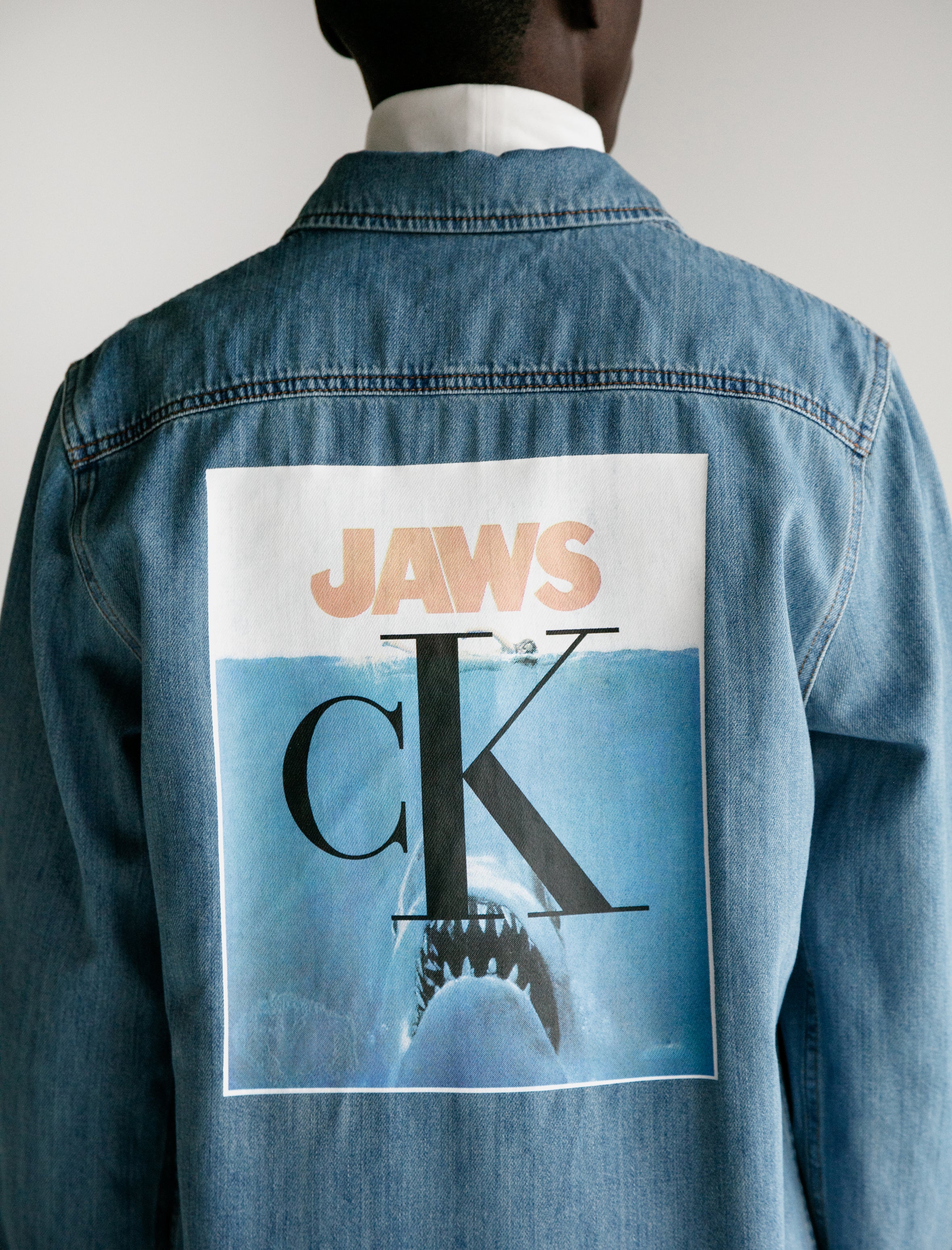 Calvin Klein 205 W39 NYC Denim Jaws Shirt