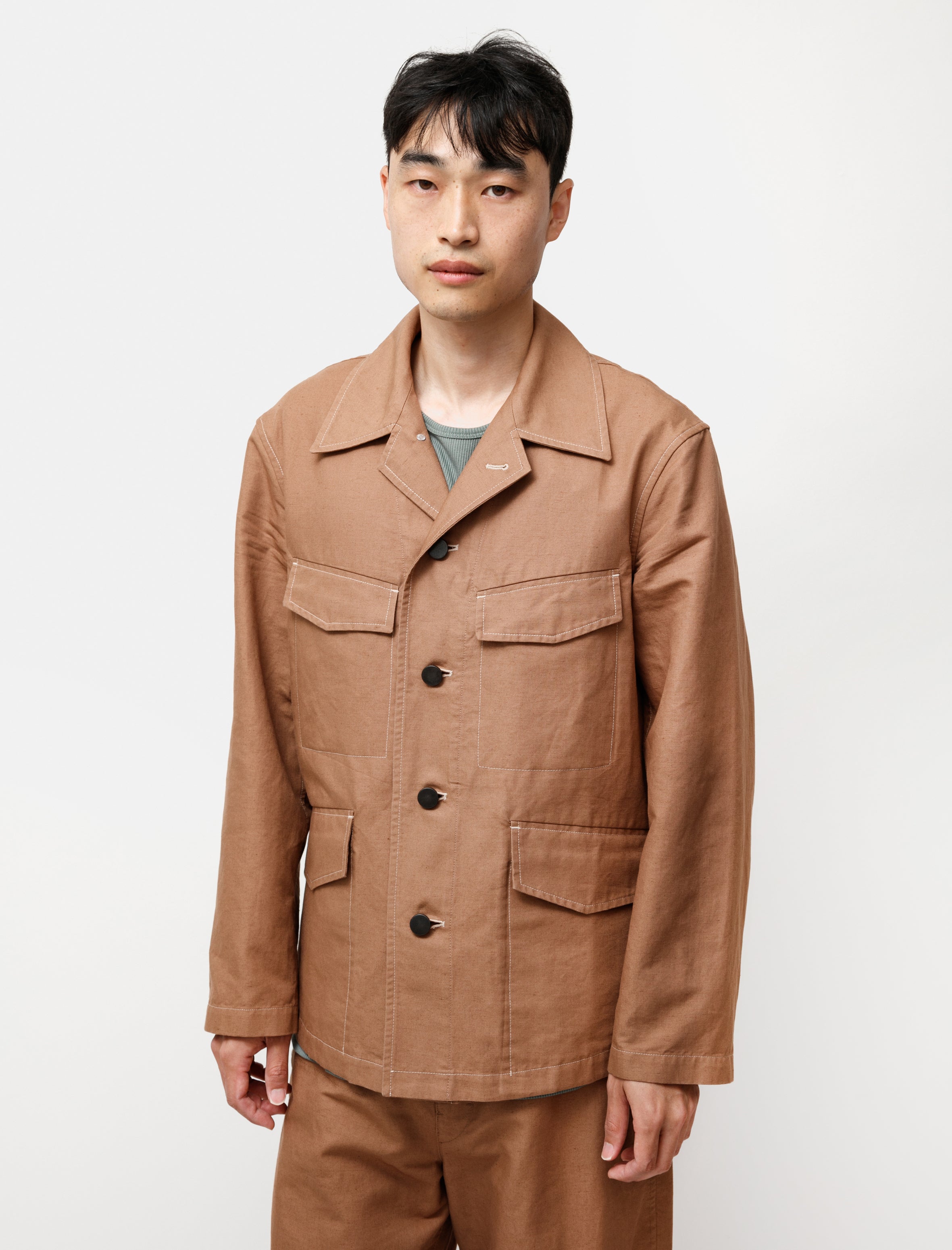 Lemaire Field Jacket Pale Brown