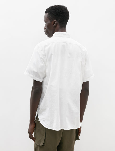 orSlow Short Sleeve Chambray Work Shirt White