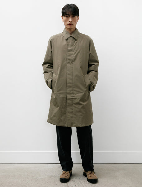 Norse Projects Vargo Raglan Mac Coat Windstopper Sediment Green