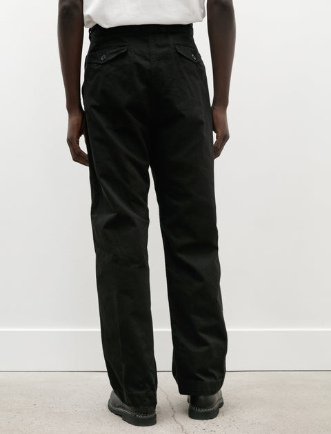 orSlow M-52 French Army Trouser Wide Fit Black
