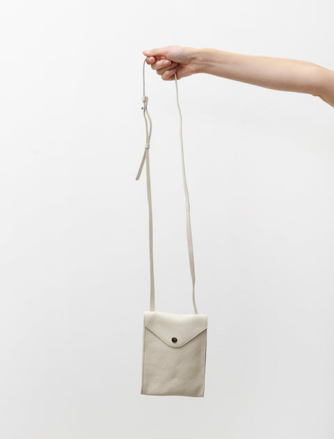 Lemaire Envelope with Strap Light Cream