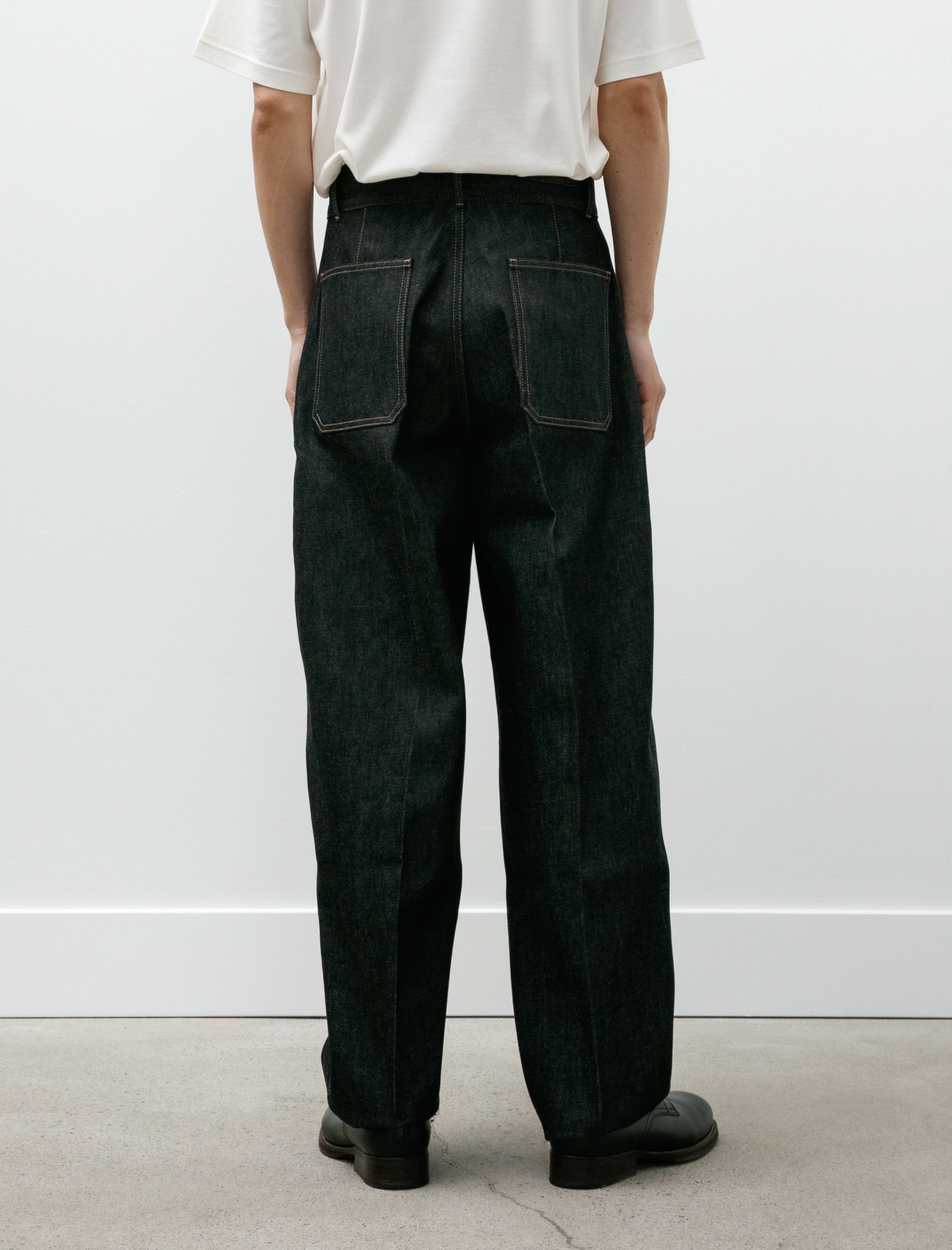 Lemaire Maxi Workwear Barrel Pants Slate