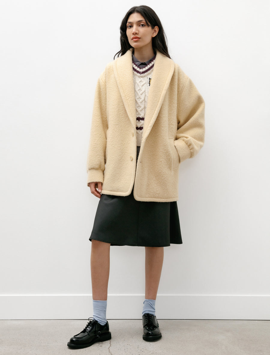 Alpaca Wool Oversized Sweater for Women, Knit Cardigan, Light