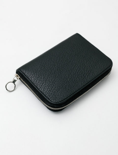 Aeta Pebbled Leather Rounded Wallet