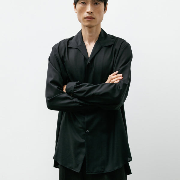 トップス MAATEE&SONS H WOOL ITALIAN COLLAR SHIRTS d2753ec304a85a289046ce1207f674