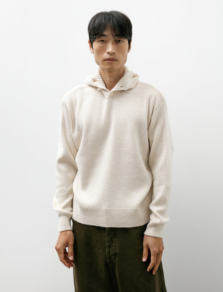 Hooded Sweater Light Cream - Image 1