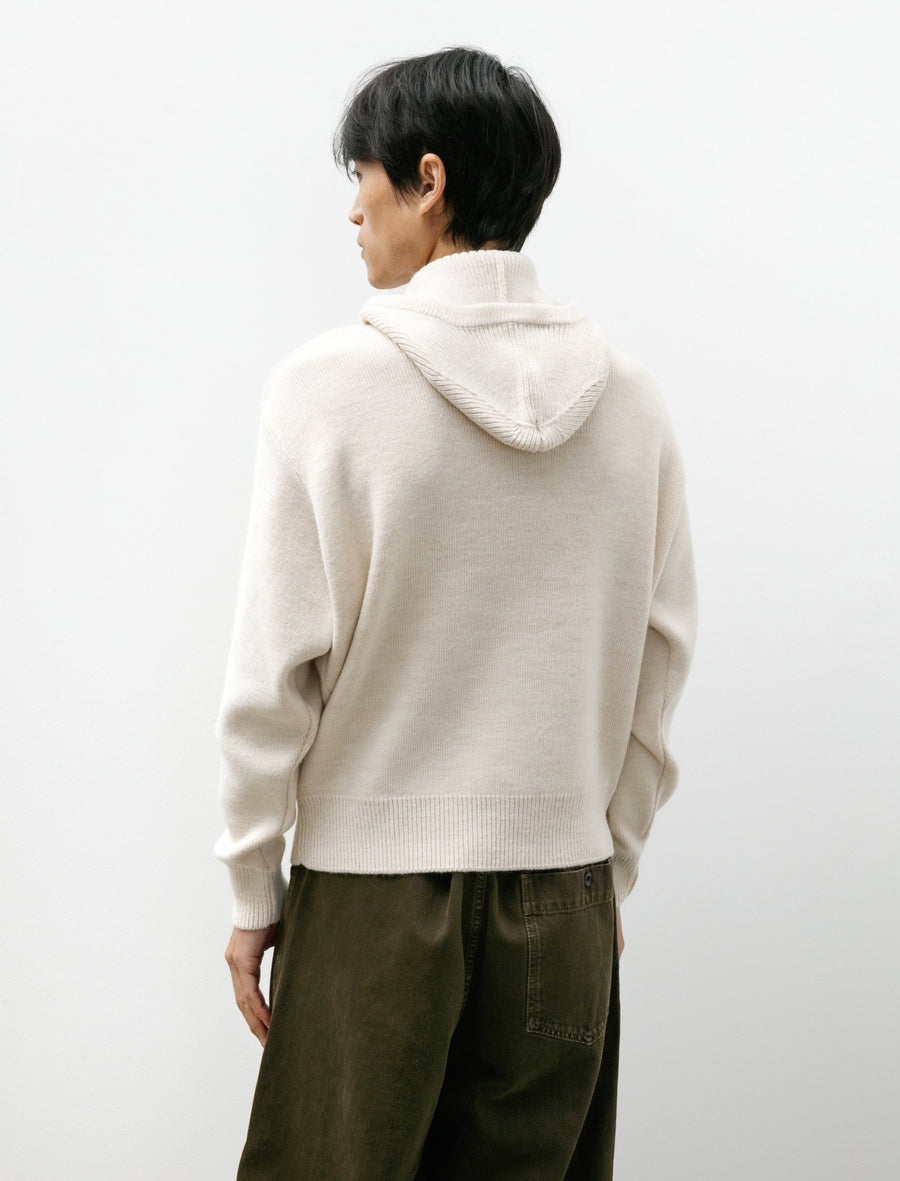 Hooded Sweater Light Cream - Image 2