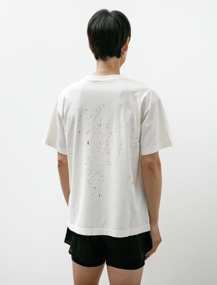 Moth Tech T-Shirt Off White - Image 2