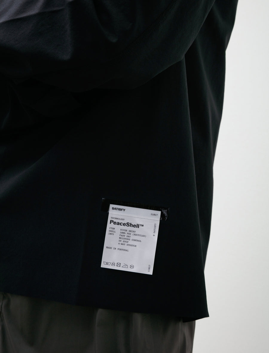Peaceshell River Shirt Black - Image 5