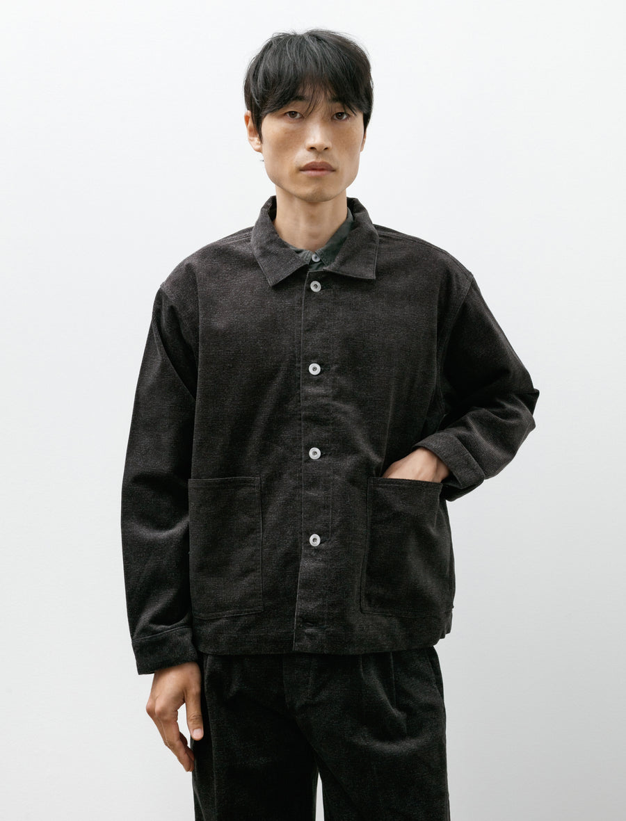 Lot 303 Coverall Jacket Melange Charcoal - Image 4
