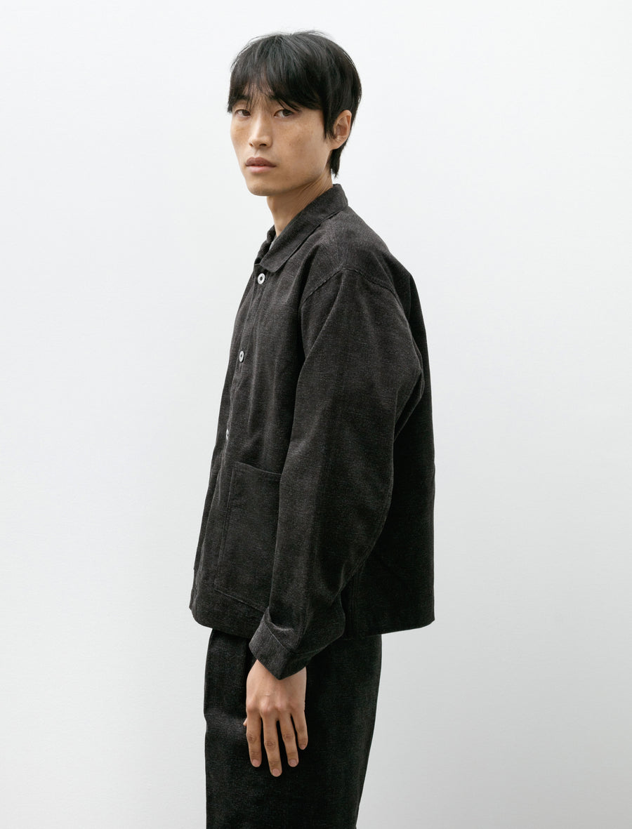 Lot 303 Coverall Jacket Melange Charcoal - Image 3