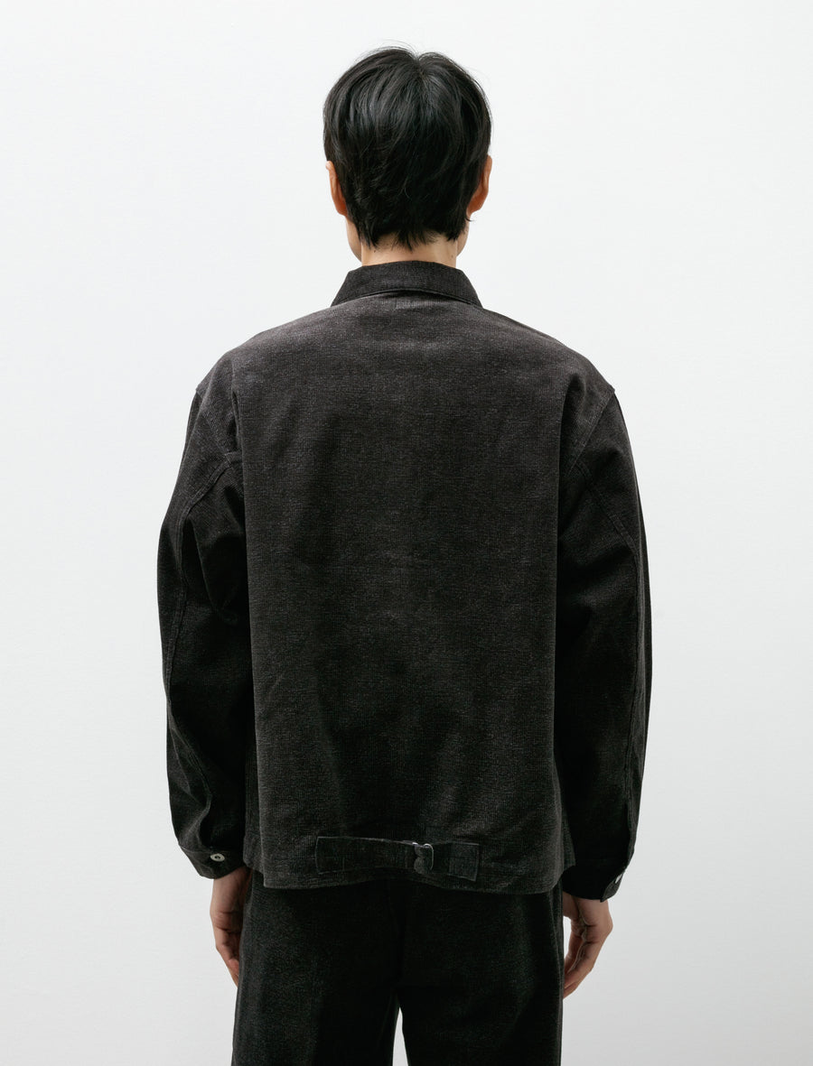 Lot 303 Coverall Jacket Melange Charcoal - Image 2