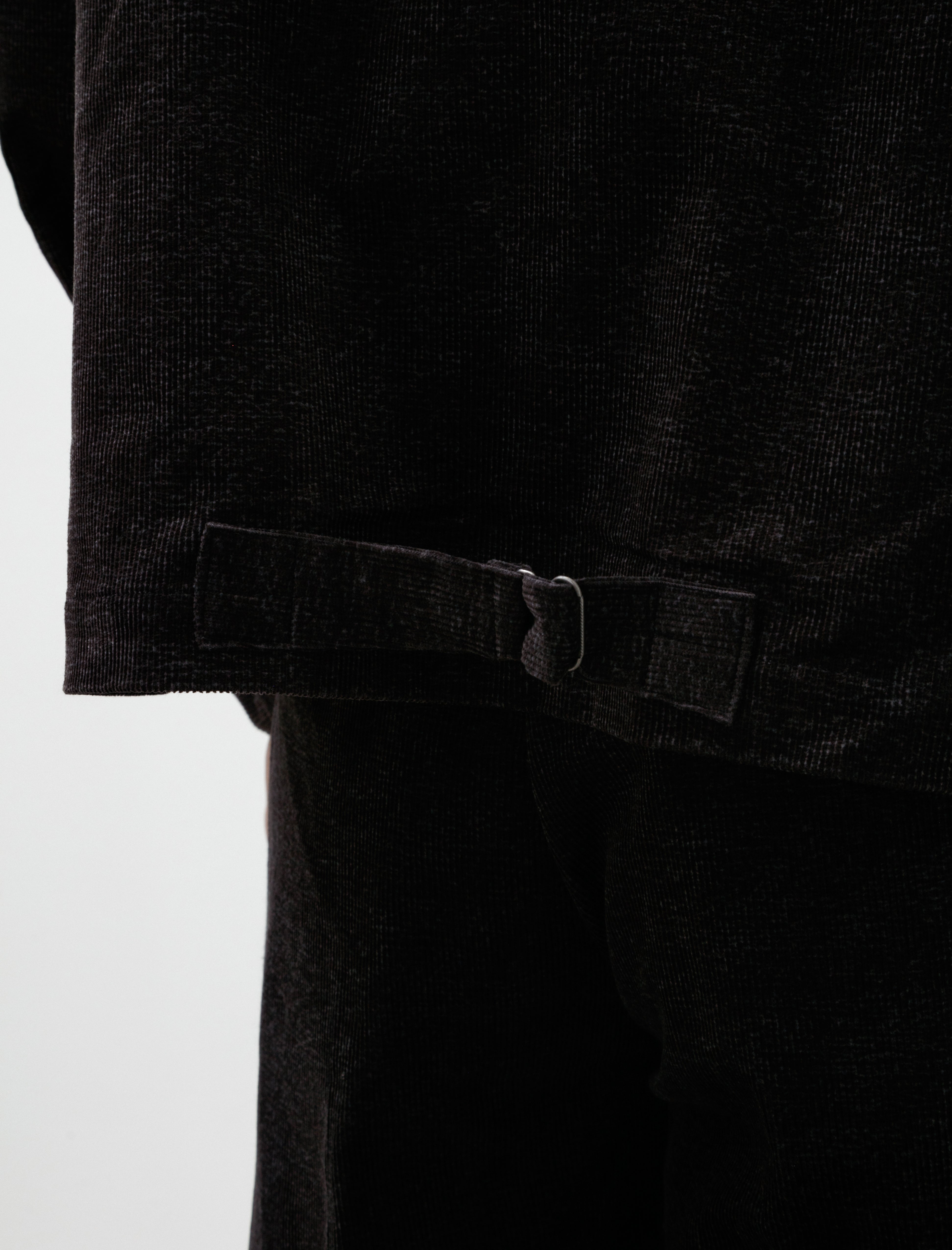 Taiga Takahashi Lot 303 Coverall Jacket Melange Charcoal