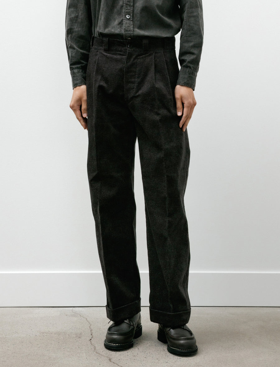 Lot 201 Work Trousers Melange Charcoal - Image 4