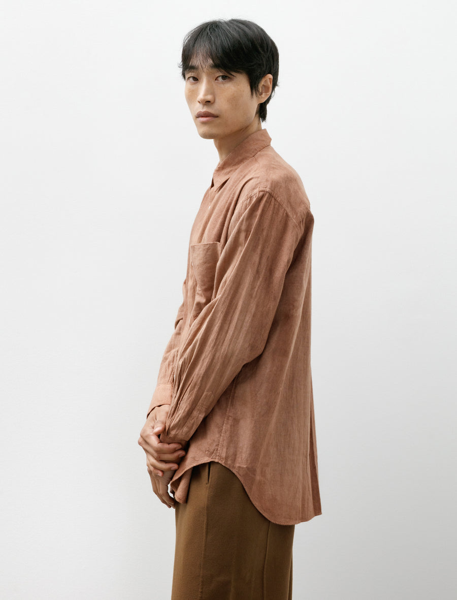 Eternal Shirt Vegetal Hand Dyed Cotton Plum - Image 3