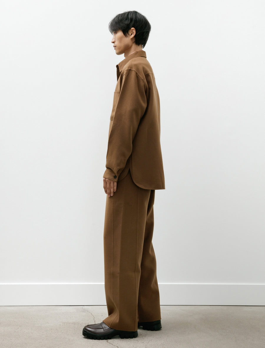 Light Double Face Pants Super Fine 110 Merino Squirrel - Image 3