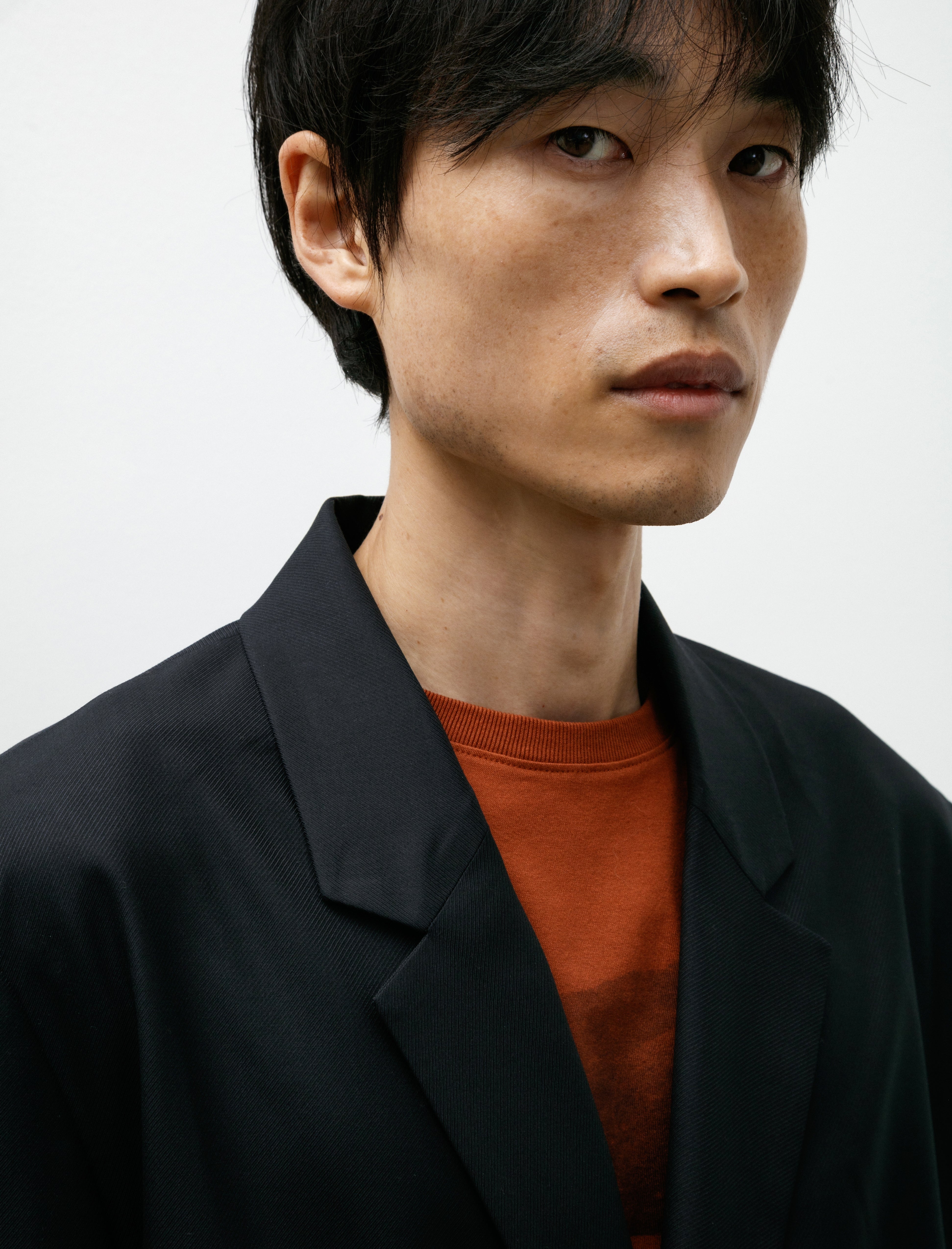 Seya Tailored Jacket Cashmere Silk Twill Midnight