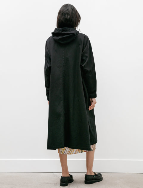 Y's by Yohji Yamamoto Coatdress with Hood Black