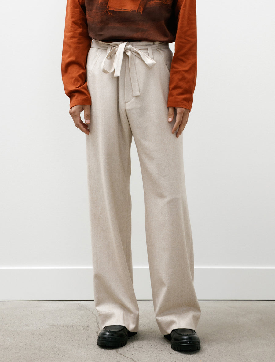 Roadtrip Pants Fine Grained Tweed Cream - Image 4