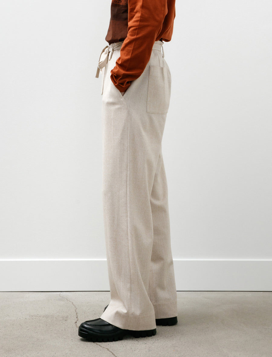 Roadtrip Pants Fine Grained Tweed Cream - Image 6