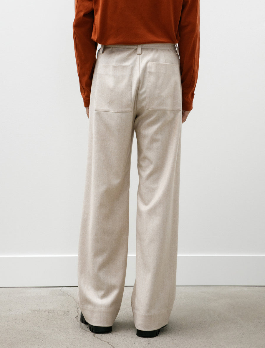 Roadtrip Pants Fine Grained Tweed Cream - Image 5