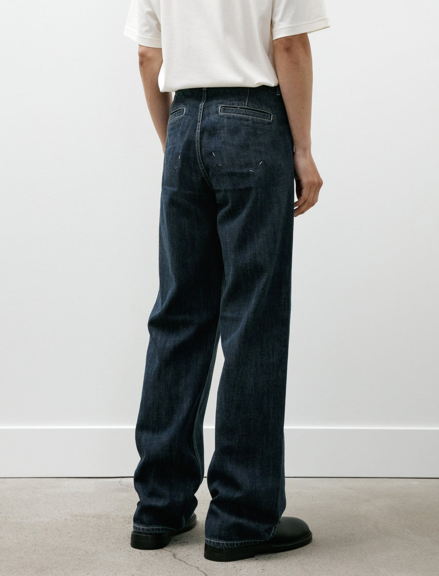 Tofu Brother Jeans Slub Denim Faded Indigo - Image 6