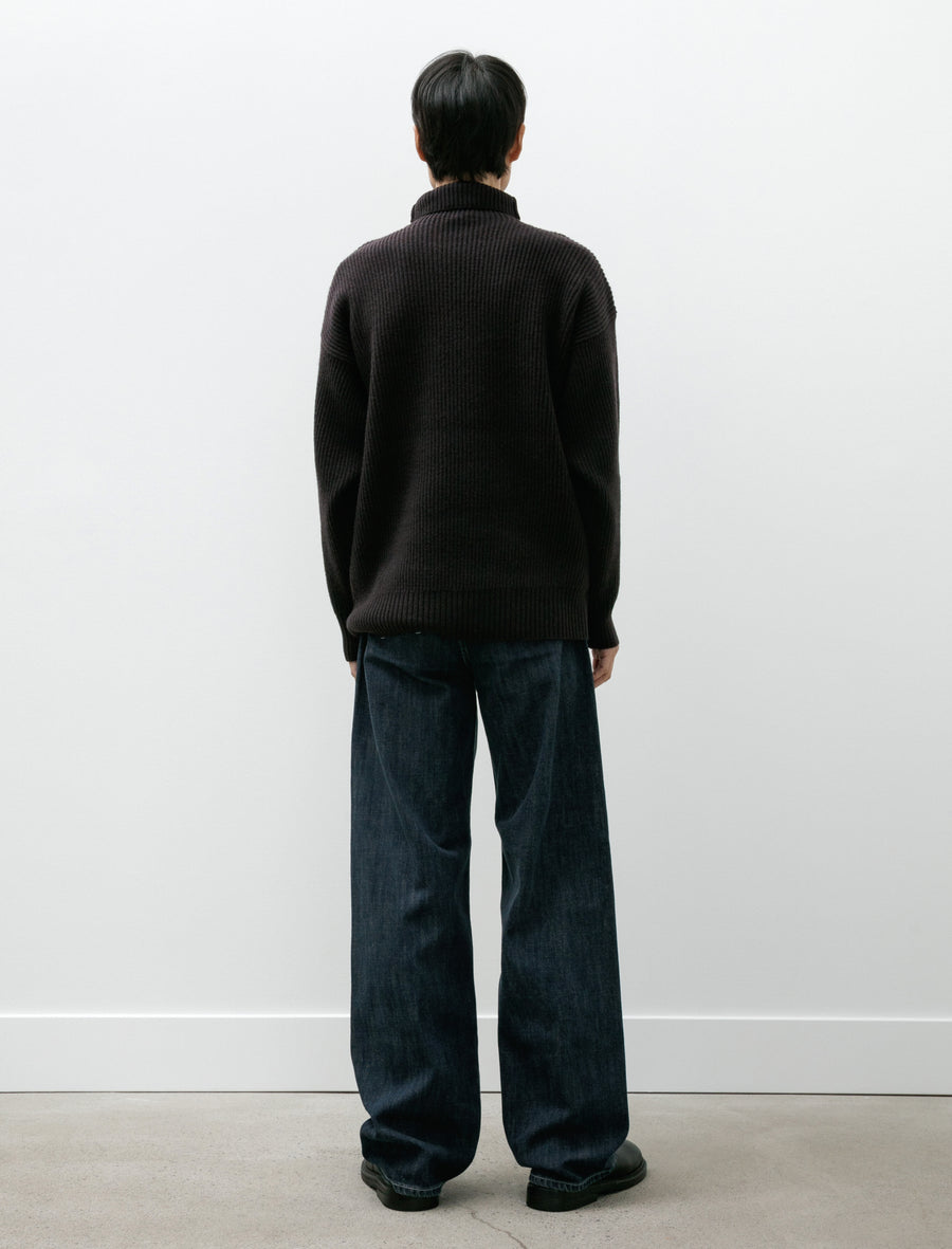 Tofu Brother Jeans Slub Denim Faded Indigo - Image 2