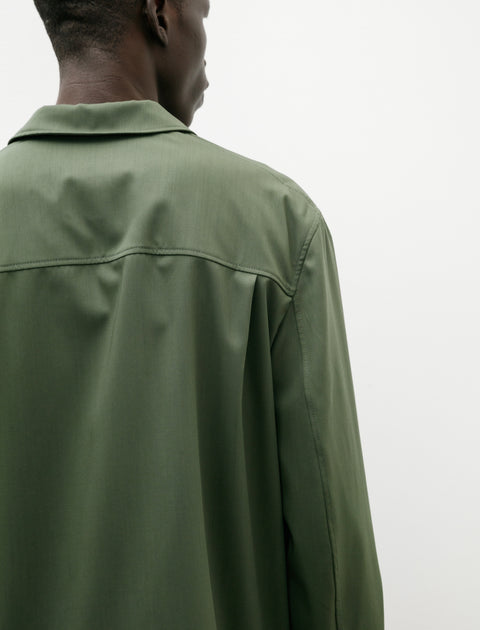 Lemaire Soft Military Overshirt Smoky Green