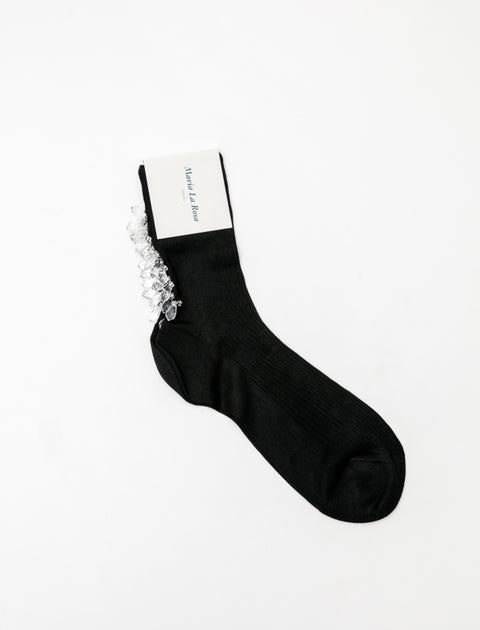 Maria La Rosa Pendants Socks Black