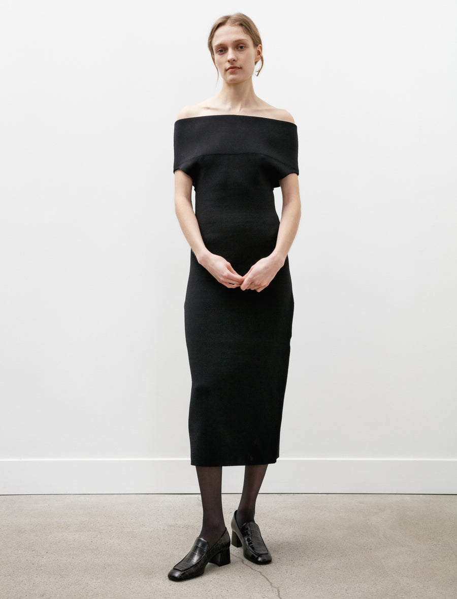 Double Knit Dress Black Double Knit Dress Black