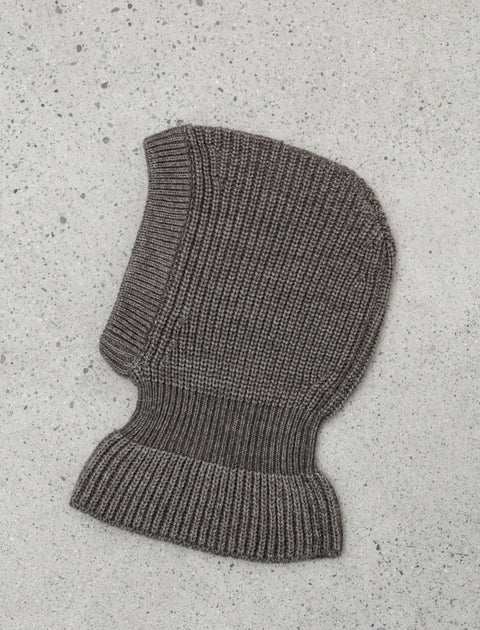 Lemaire Knitted Hood Donkey Grey