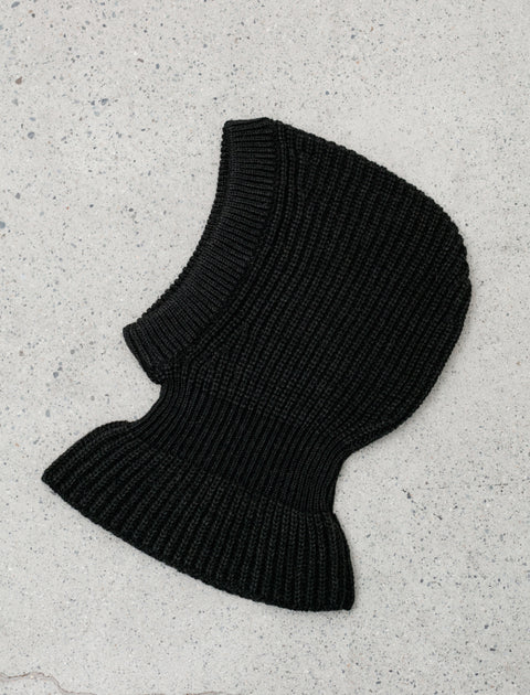 Lemaire Knitted Hood BlackLemaire Knitted Hood Black