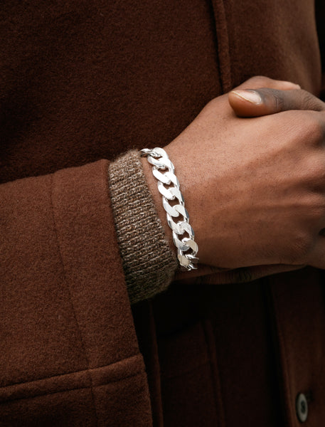 【新品】All Blues MOTO BRACELET All Blues Moto Bracelet Polished Silver – Neighbour