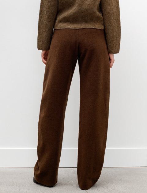 Lemaire Curved Pants Dark Tobacco