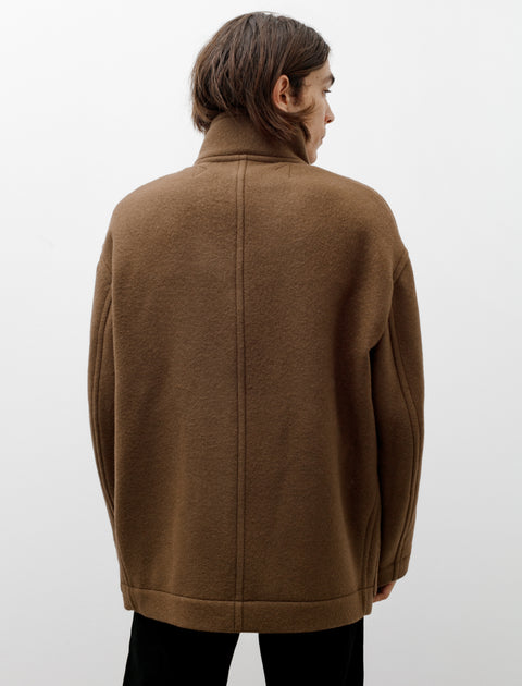 Lemaire Boxy Duffle Coat Olive Brown