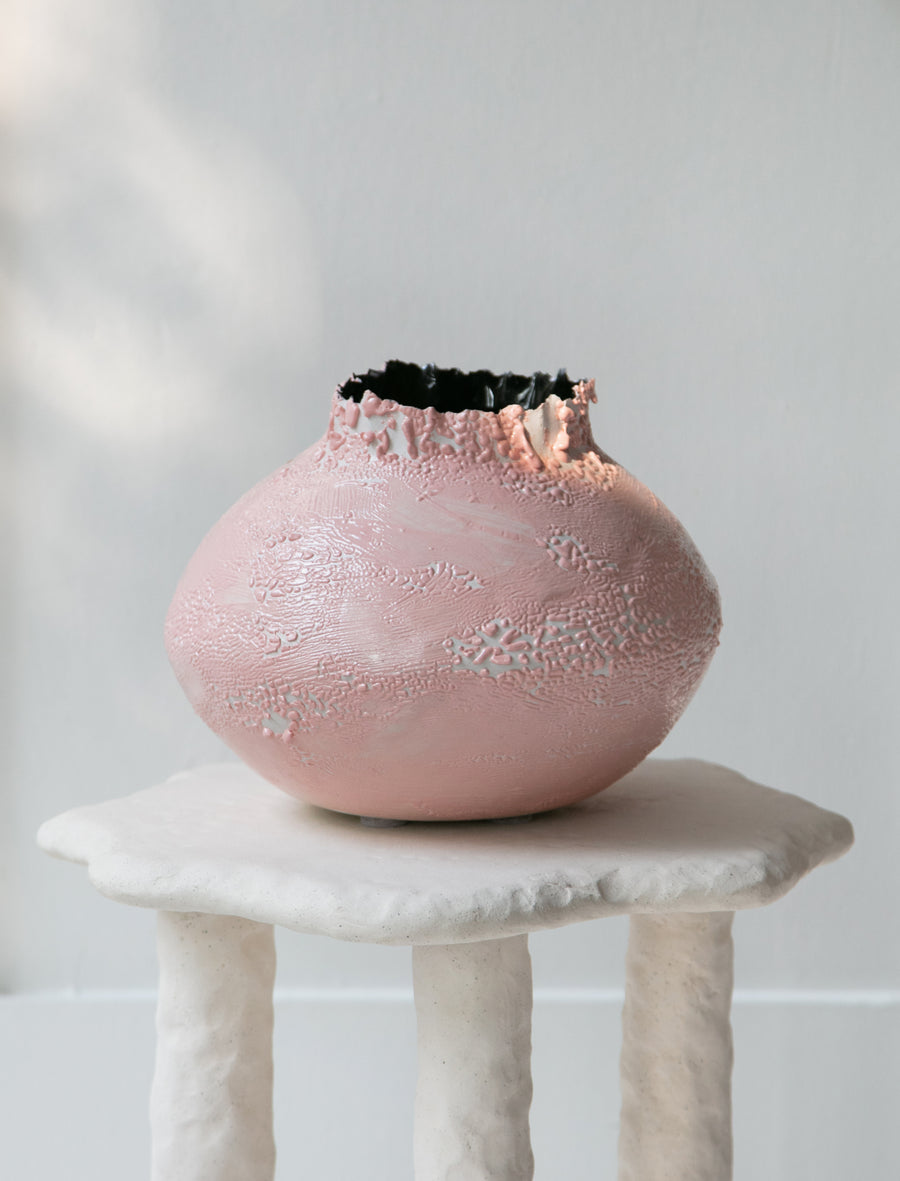 Pink Lichen Orb Large - Image 1