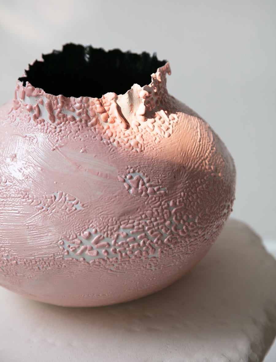 Pink Lichen Orb Large - Image 3