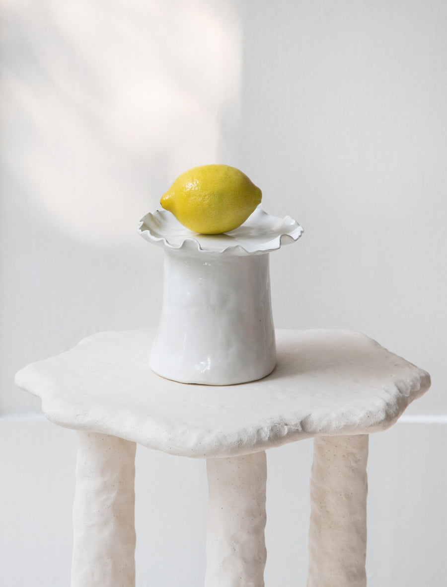 Pedestal Stand White - Image 2